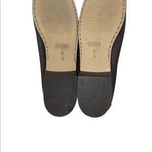 Coach Helene Loafers Size 8 Brown Calf Leather Square Toe Vintage Style A2057